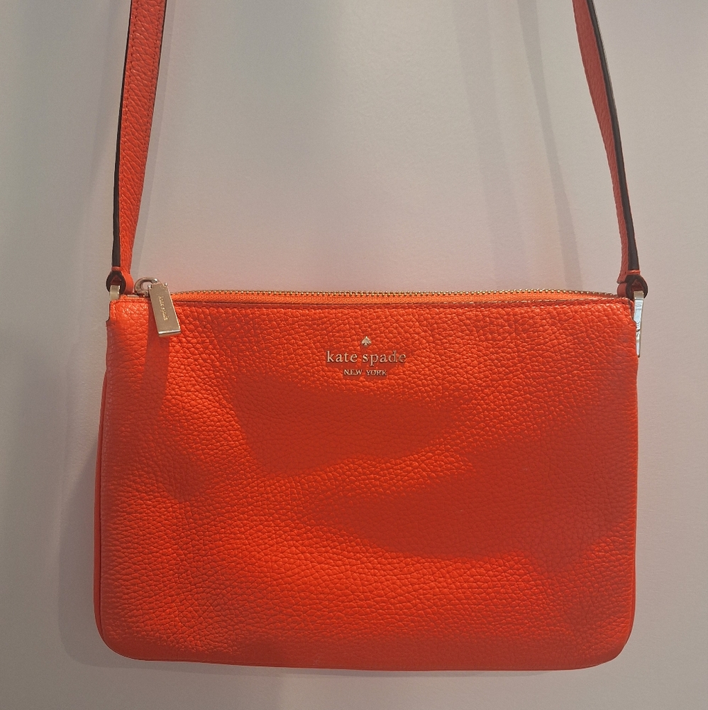 Kate Spade orange crossbody